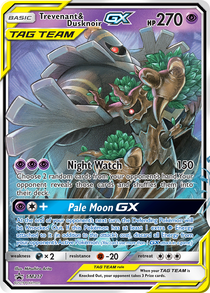 Trevenant & Dusknoir GX (SM217) [Sun & Moon: Black Star Promos] | Anubis Games and Hobby