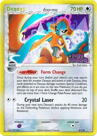 Deoxys (5/110) (Delta Species) (Stamped) [EX: Holon Phantoms] | Anubis Games and Hobby