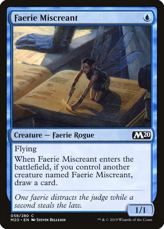 Faerie Miscreant [Core Set 2020] | Anubis Games and Hobby