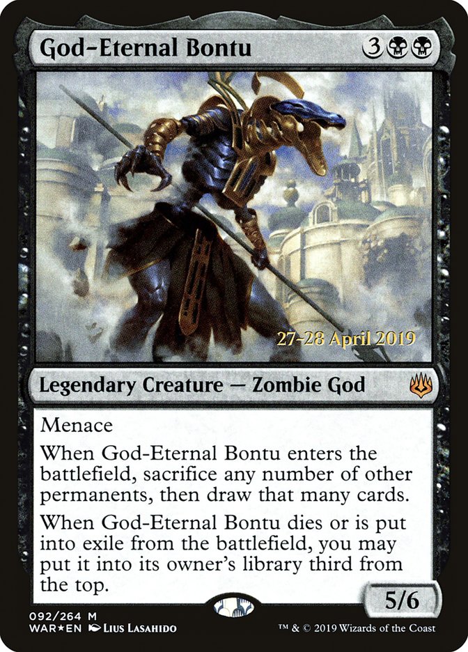 God-Eternal Bontu [War of the Spark Prerelease Promos] | Anubis Games and Hobby