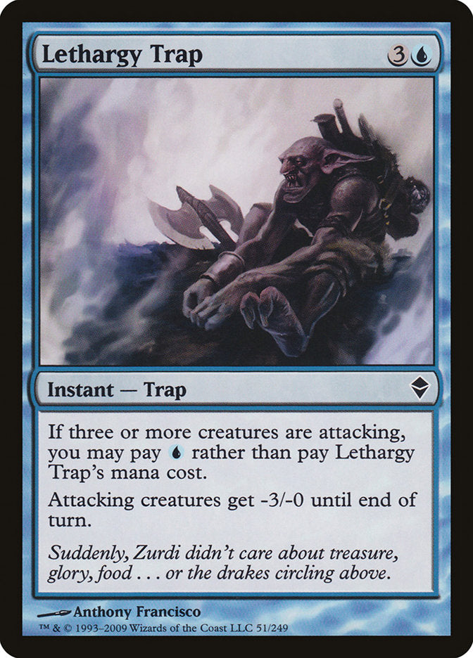 Lethargy Trap [Zendikar] | Anubis Games and Hobby