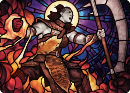 Garna, Bloodfist of Keld Art Card [Dominaria United Art Series] | Anubis Games and Hobby