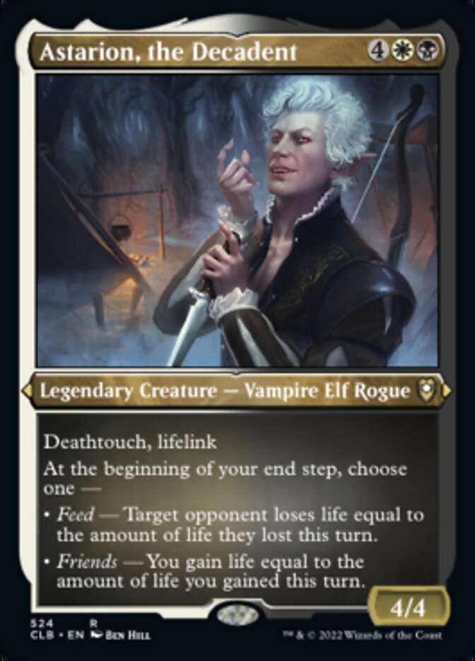 Astarion, the Decadent (Foil Etched) [Commander Legends: Battle for Baldur's Gate] | Anubis Games and Hobby