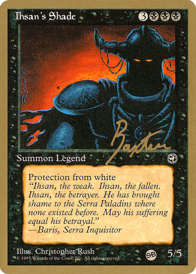 Ihsan's Shade (George Baxter) (SB) [Pro Tour Collector Set] | Anubis Games and Hobby