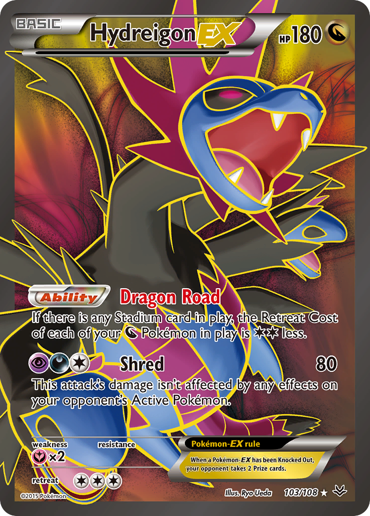 Hydreigon EX (103/108) [XY: Roaring Skies] | Anubis Games and Hobby