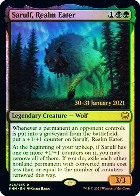 Sarulf, Realm Eater [Kaldheim Prerelease Promos] | Anubis Games and Hobby