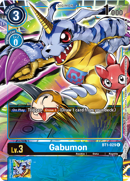 Gabumon [BT1-029] (Alternate Art) [Release Special Booster Ver.1.0] | Anubis Games and Hobby