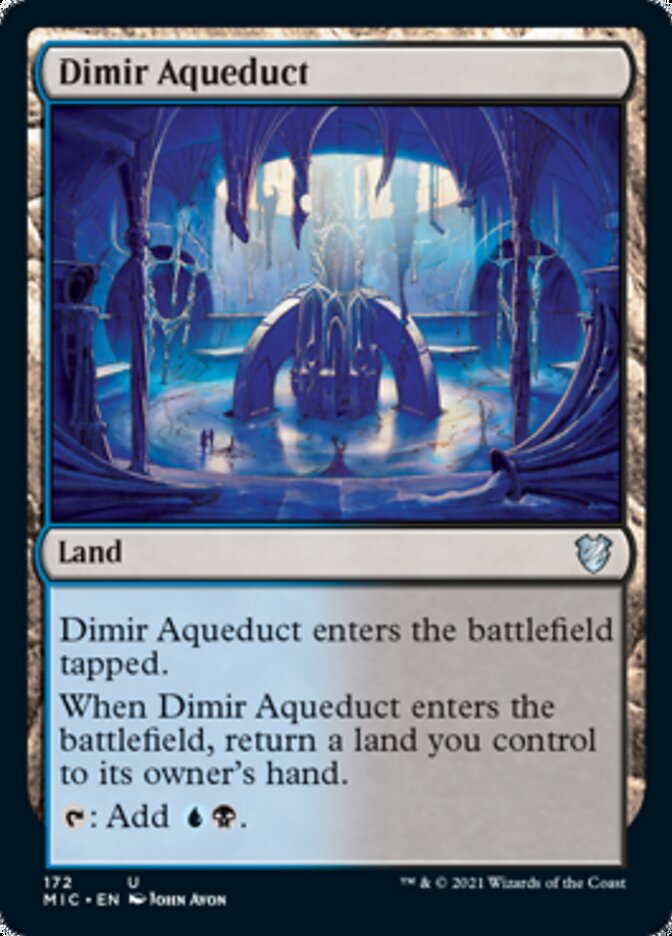 Dimir Aqueduct [Innistrad: Midnight Hunt Commander] | Anubis Games and Hobby