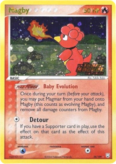 Magby (24/109) (Stamped) [EX: Team Rocket Returns] | Anubis Games and Hobby