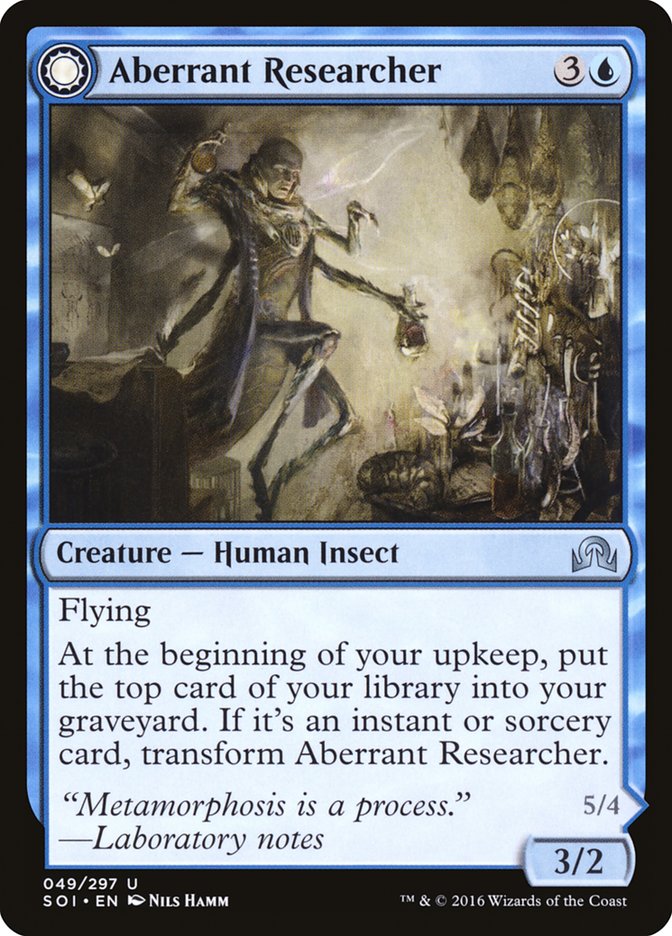 Aberrant Researcher // Perfected Form [Shadows over Innistrad] | Anubis Games and Hobby