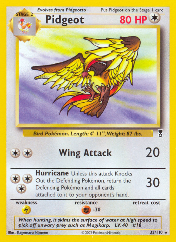 Pidgeot (33/110) [Legendary Collection] | Anubis Games and Hobby