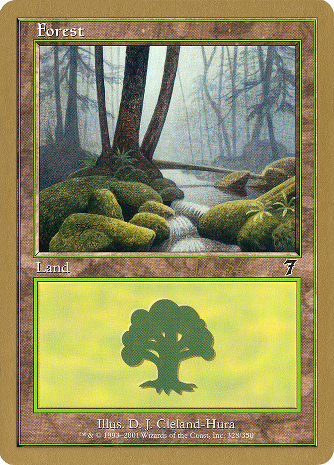 Forest (jt328) (Jan Tomcani) [World Championship Decks 2001] | Anubis Games and Hobby