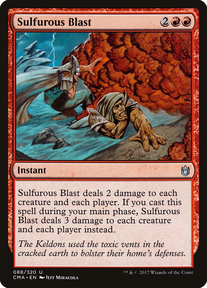 Sulfurous Blast [Commander Anthology] | Anubis Games and Hobby