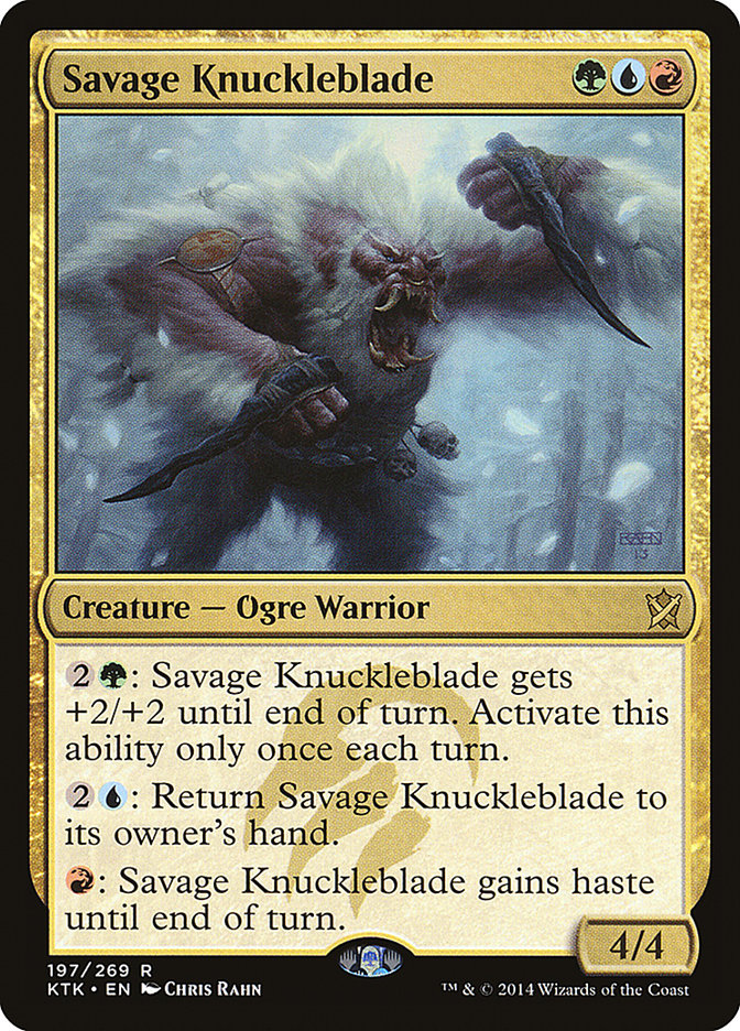 Savage Knuckleblade [Khans of Tarkir] | Anubis Games and Hobby