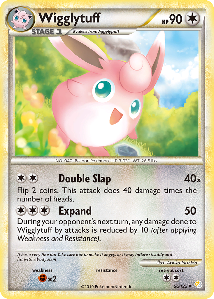 Wigglytuff (56/123) [HeartGold & SoulSilver: Base Set] | Anubis Games and Hobby