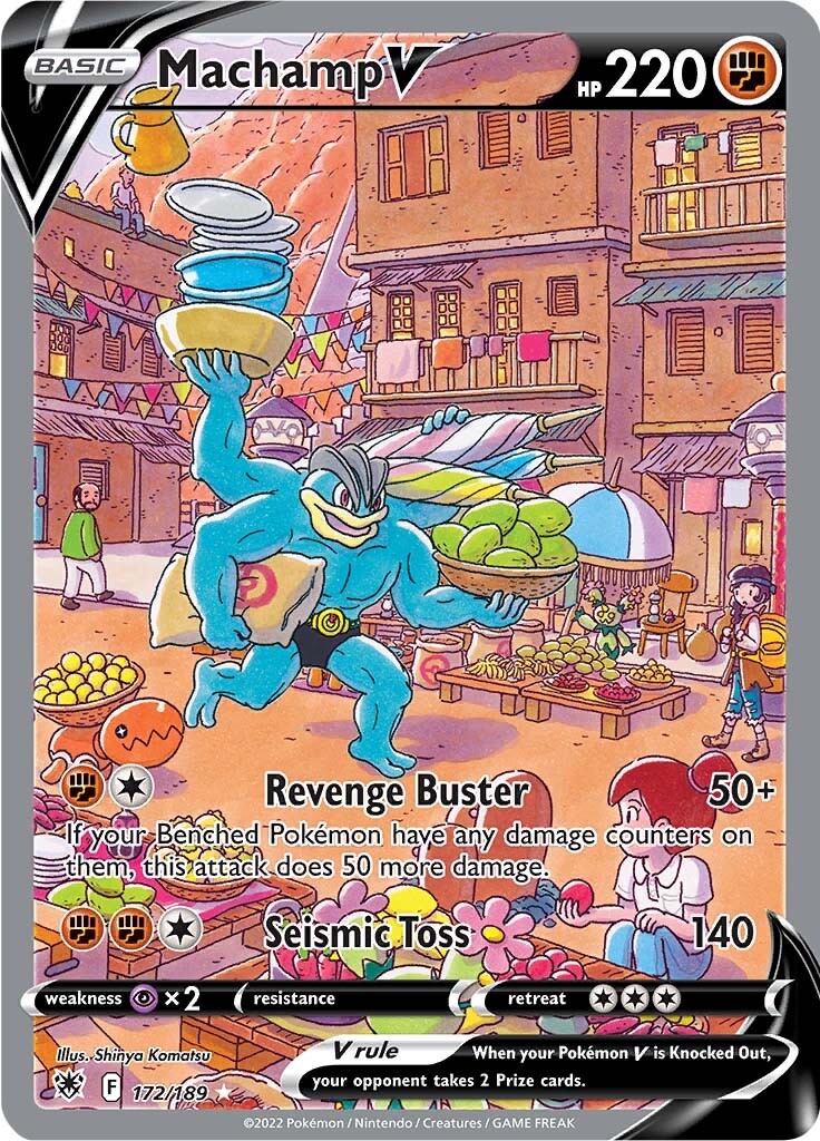 Machamp V (172/189) [Sword & Shield: Astral Radiance] | Anubis Games and Hobby