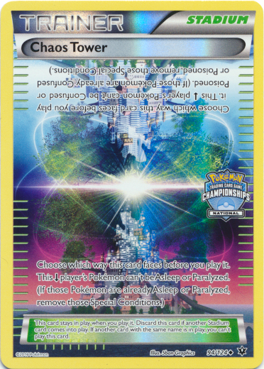 Chaos Tower (94/124) (National Championship Promo) [XY: Fates Collide] | Anubis Games and Hobby