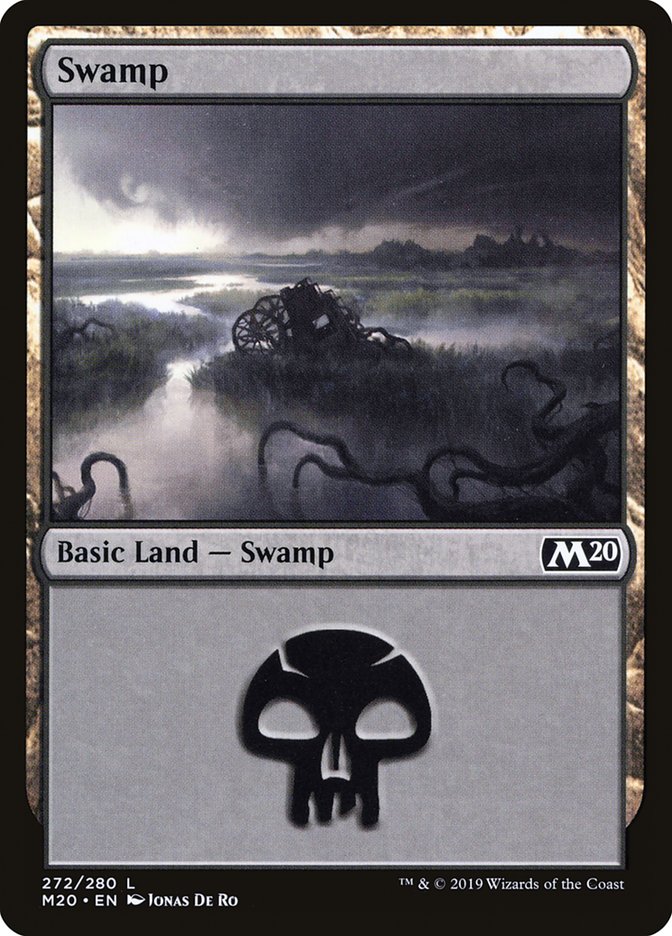 Swamp (272) [Core Set 2020] | Anubis Games and Hobby