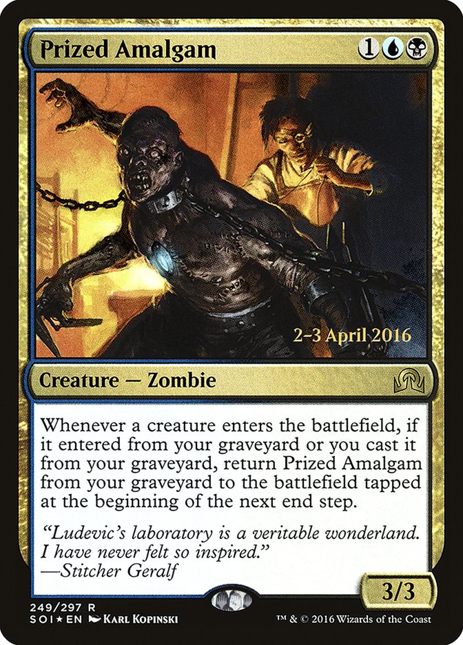 Prized Amalgam [Shadows over Innistrad Prerelease Promos] | Anubis Games and Hobby