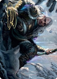 Jorn, God of Winter Art Card (Gold-Stamped Signature) [Kaldheim Art Series] | Anubis Games and Hobby
