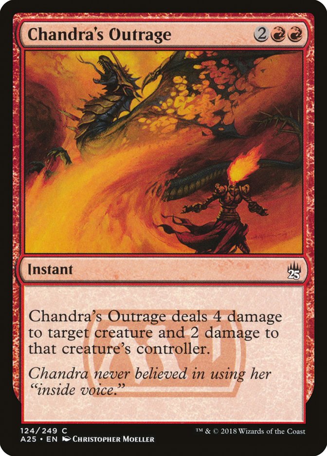 Chandra's Outrage [Masters 25] | Anubis Games and Hobby