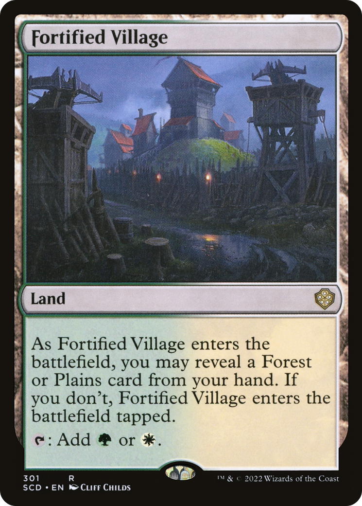 Fortified Village [Starter Commander Decks] | Anubis Games and Hobby