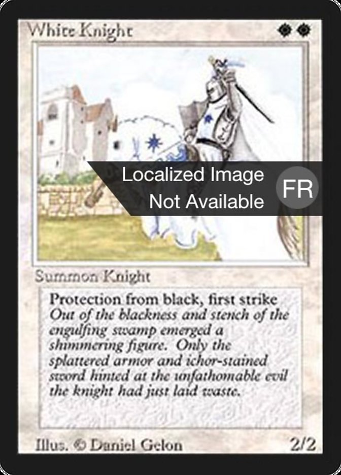 White Knight [Foreign Black Border] | Anubis Games and Hobby