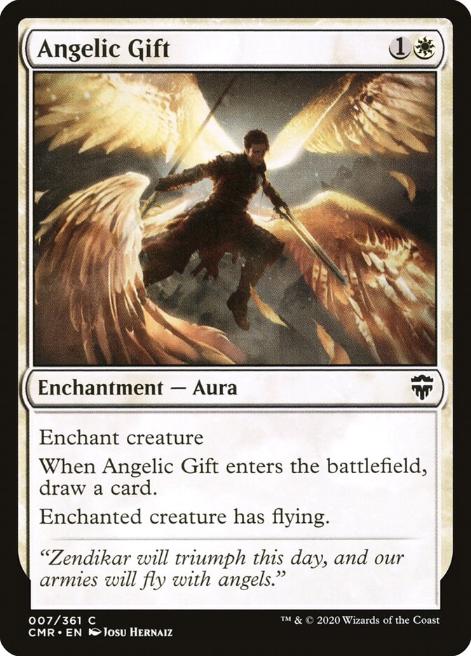 Angelic Gift [Commander Legends] | Anubis Games and Hobby