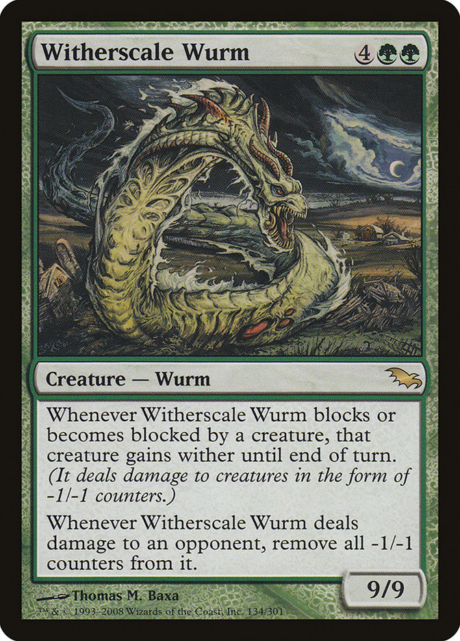 Witherscale Wurm [Shadowmoor] | Anubis Games and Hobby