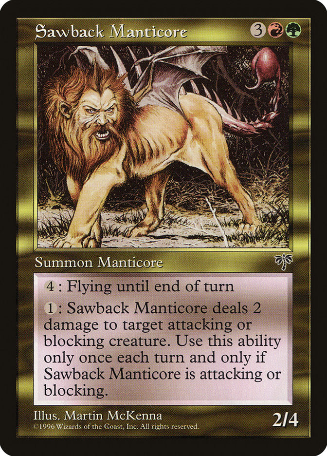 Sawback Manticore [Mirage] | Anubis Games and Hobby