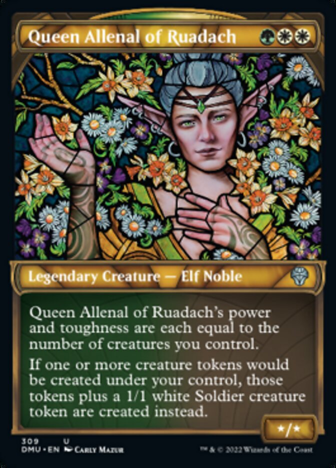 Queen Allenal of Ruadach (Showcase) [Dominaria United] | Anubis Games and Hobby