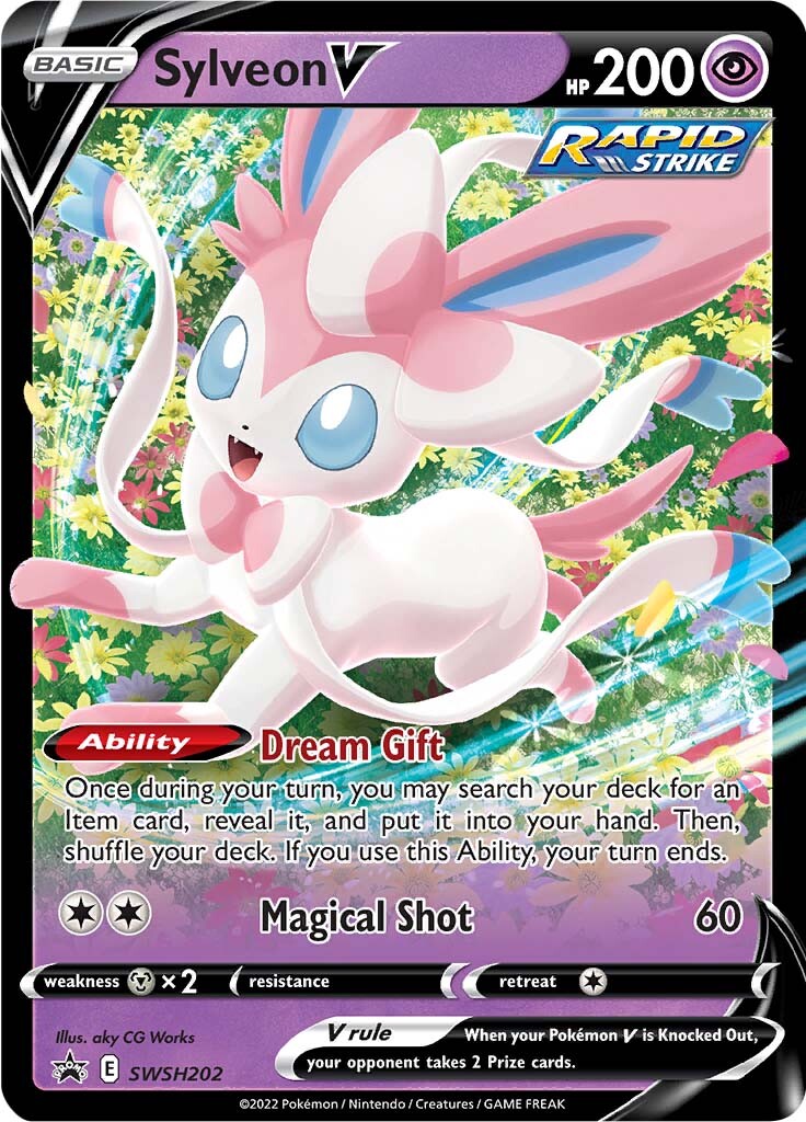 Sylveon V (SWSH202) [Sword & Shield: Black Star Promos] | Anubis Games and Hobby