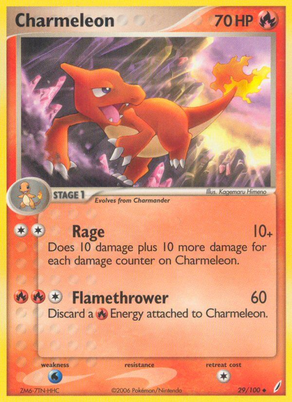 Charmeleon (29/100) [EX: Crystal Guardians] | Anubis Games and Hobby