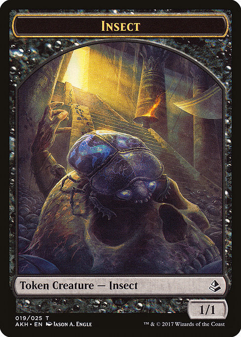 Labyrinth Guardian // Insect Double-Sided Token [Amonkhet Tokens] | Anubis Games and Hobby