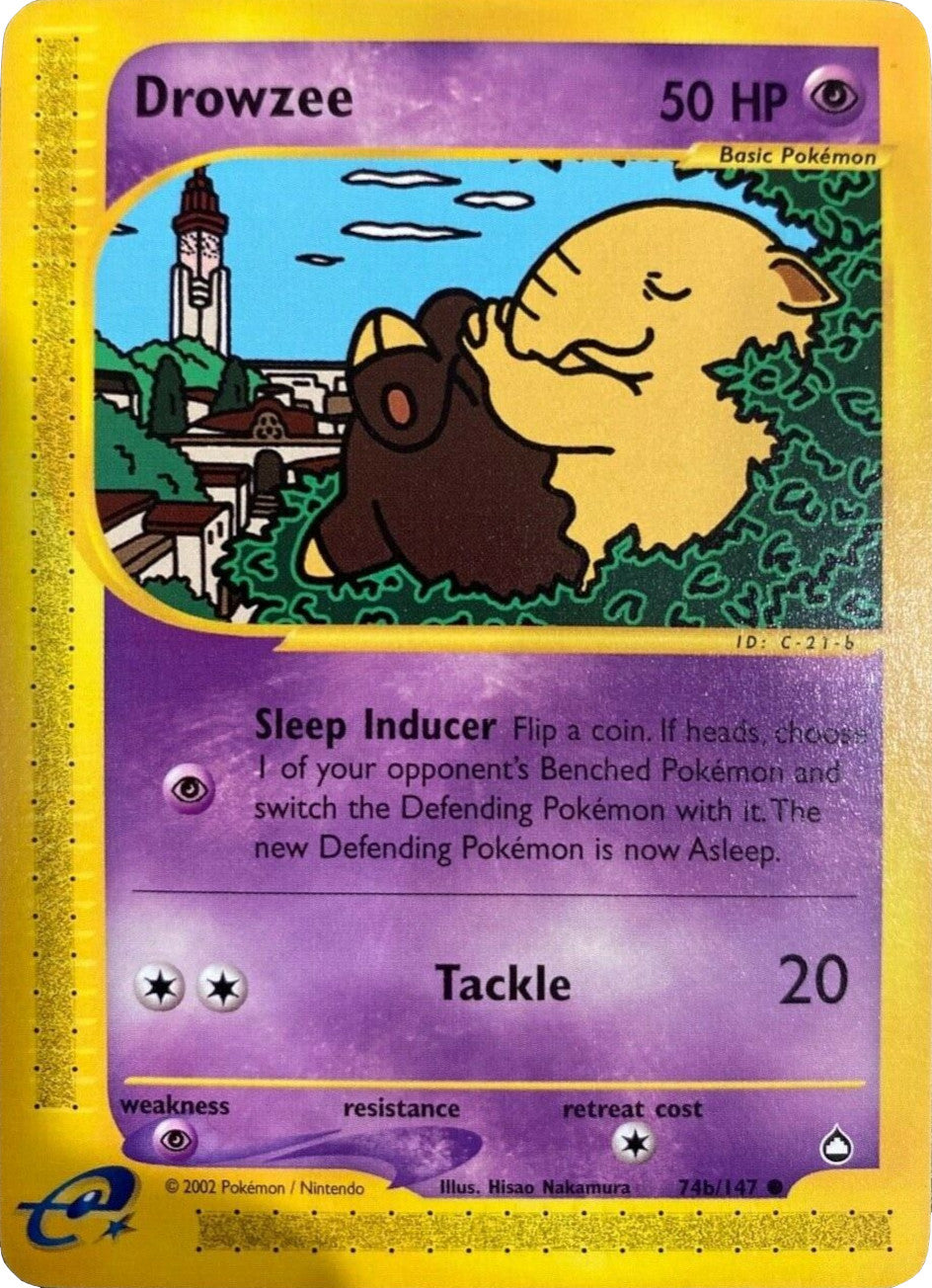 Drowzee (74b/147) [Aquapolis] | Anubis Games and Hobby