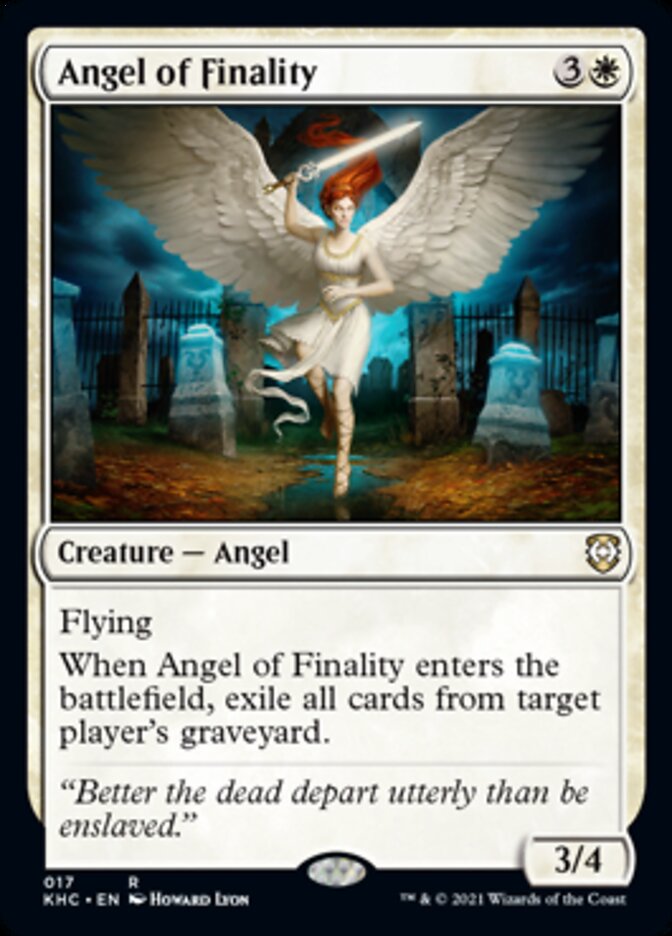 Angel of Finality [Kaldheim Commander] | Anubis Games and Hobby
