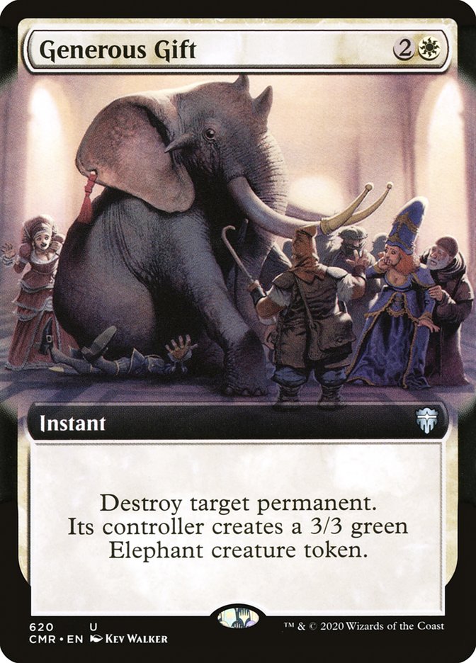 Generous Gift (Extended Art) [Commander Legends] | Anubis Games and Hobby