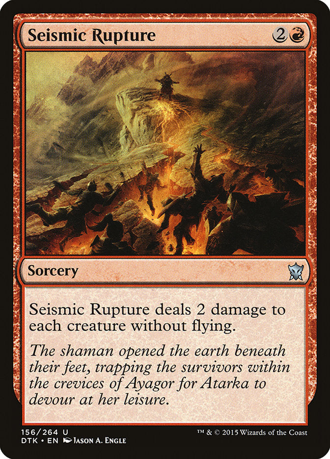 Seismic Rupture [Dragons of Tarkir] | Anubis Games and Hobby