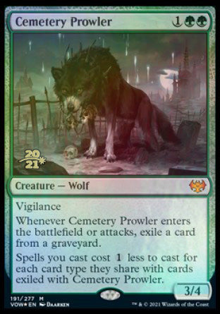 Cemetery Prowler [Innistrad: Crimson Vow Prerelease Promos] | Anubis Games and Hobby