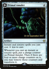 Primal Amulet // Primal Wellspring [Ixalan Prerelease Promos] | Anubis Games and Hobby