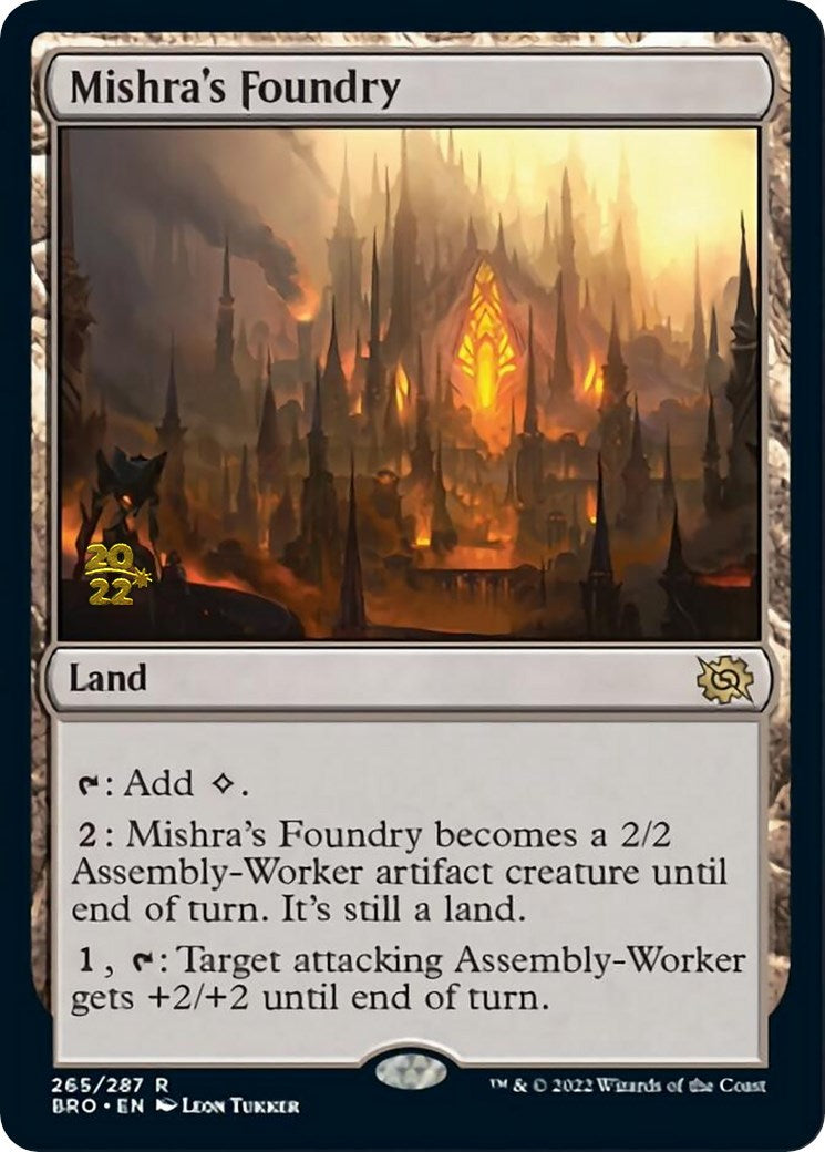 Mishra's Foundry [The Brothers' War Prerelease Promos] | Anubis Games and Hobby