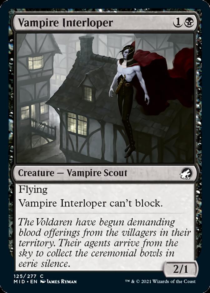 Vampire Interloper [Innistrad: Midnight Hunt] | Anubis Games and Hobby