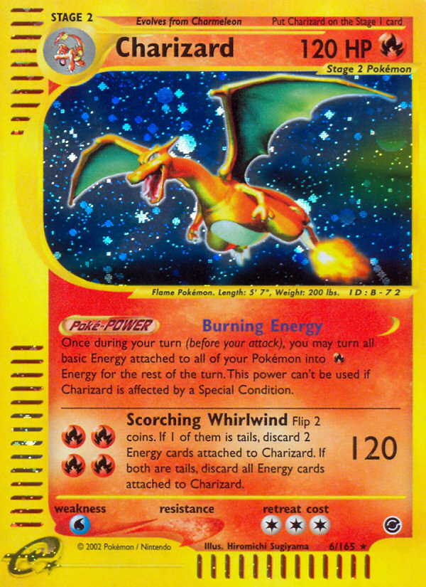 Charizard (6/165) [Expedition: Base Set] | Anubis Games and Hobby