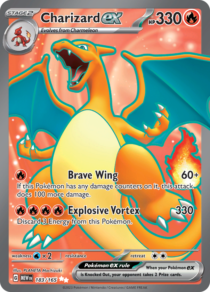 Charizard ex (183/165) [Scarlet & Violet: 151] | Anubis Games and Hobby