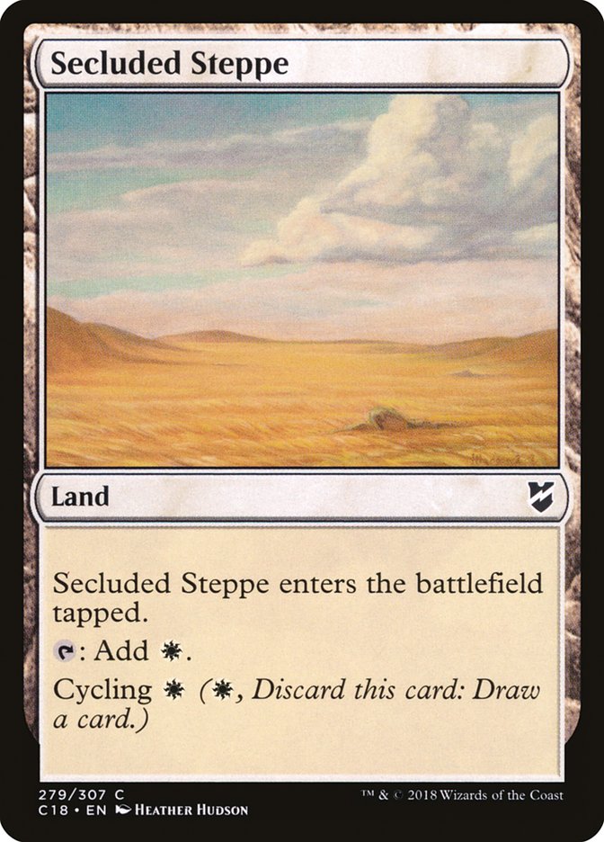 Secluded Steppe [Commander 2018] | Anubis Games and Hobby