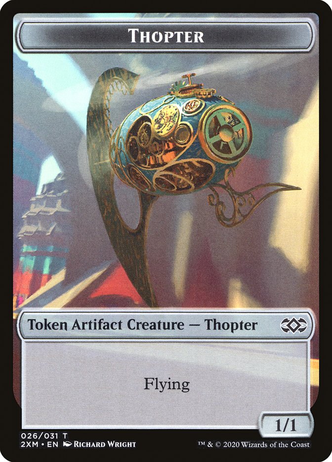 Thopter Token (026/031) [Double Masters Tokens] | Anubis Games and Hobby