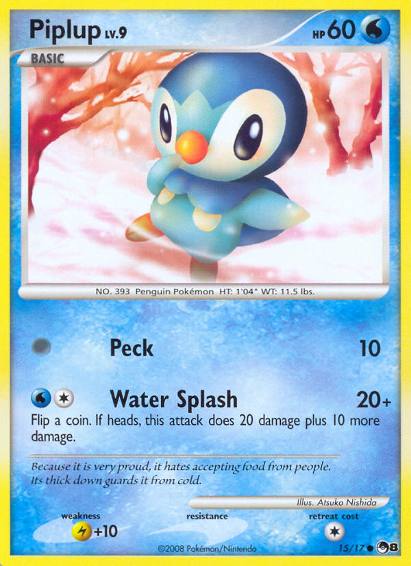 Piplup (15/17) [POP Series 8] | Anubis Games and Hobby