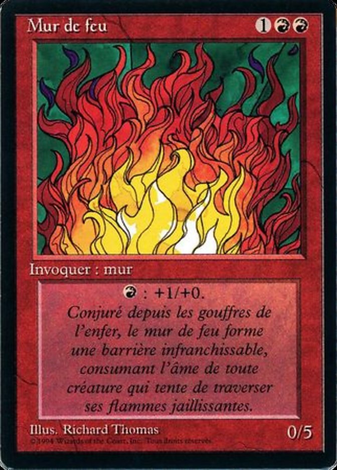 Wall of Fire [Foreign Black Border] | Anubis Games and Hobby