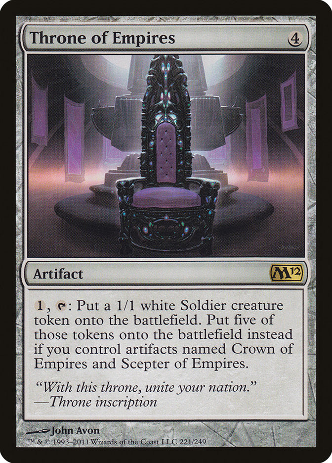 Throne of Empires [Magic 2012] | Anubis Games and Hobby