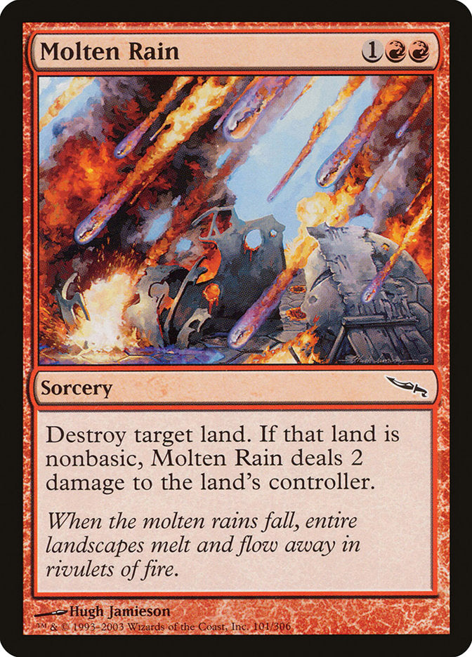 Molten Rain [Mirrodin] | Anubis Games and Hobby